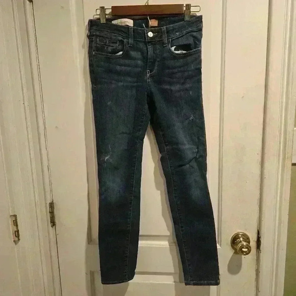 P7023 pilcro and a letter press medium wash skinny jeans size 27in - Picture 2 of 8